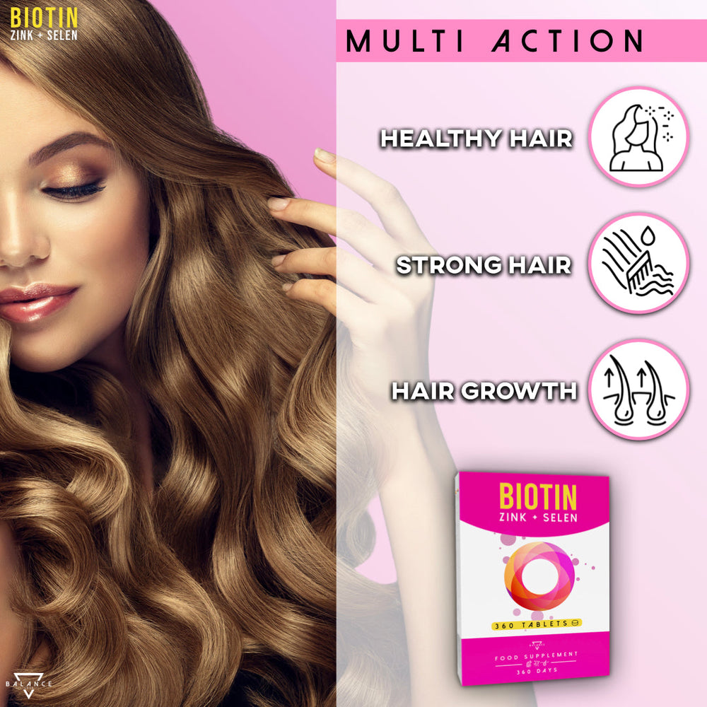 
                  
                    BIOTINA™ Complemento alimenticio para el bienestar del Cabello, Piel y Uñas
                  
                