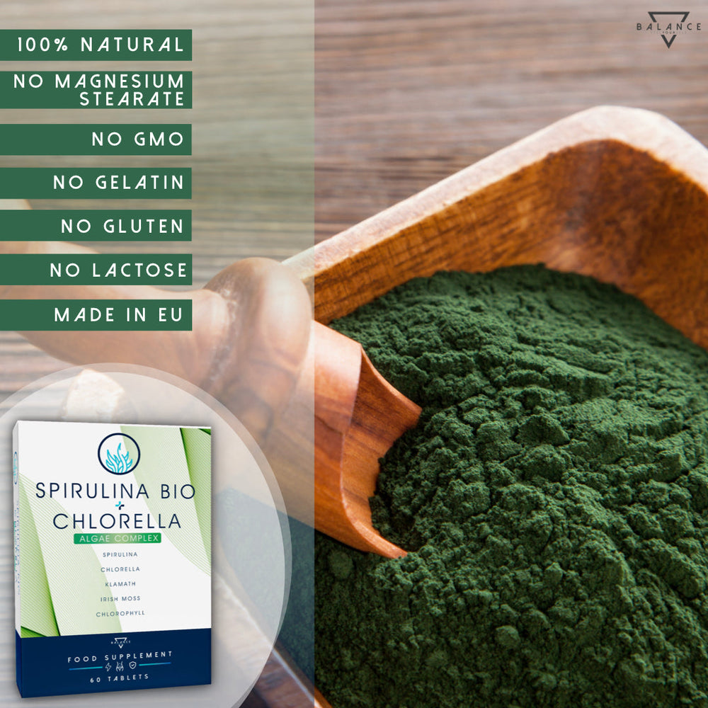 
                  
                    SPIRULINA + CHLORELLA BIO™ X3 - Set ahorro: 3 packs - Superalimento orgánico para desintoxicación y energía pura
                  
                